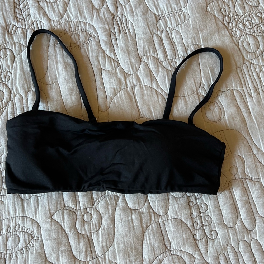 Black Strappy Bikini Top